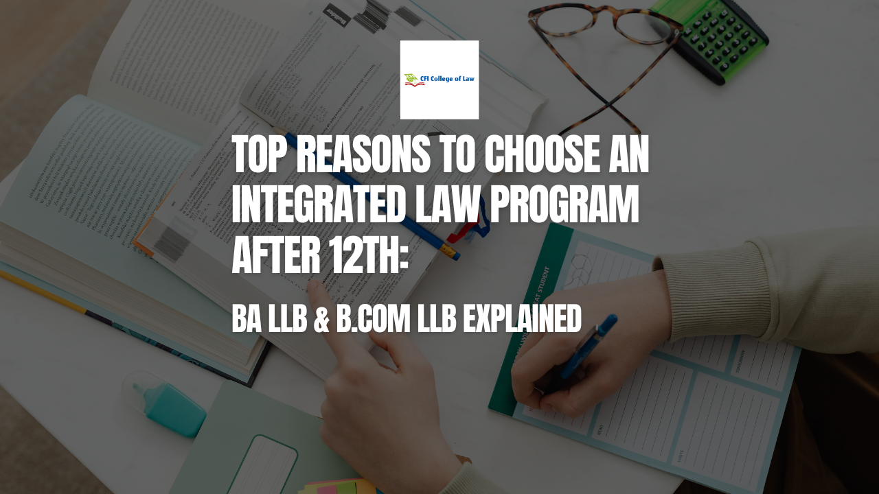 Top Reasons to Choose an Integrated Law Program After 12th: BA LLB & B.Com LLB Explained